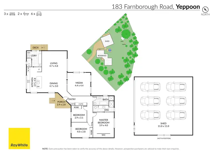 Floorplan of Homely house listing, 183 Farnborough Road, Yeppoon QLD 4703