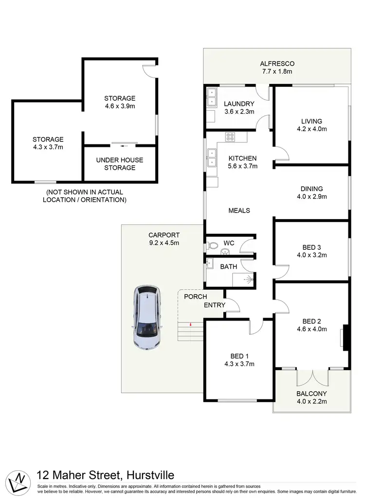 Floorplan of Homely house listing, 12 Maher Street, Hurstville NSW 2220