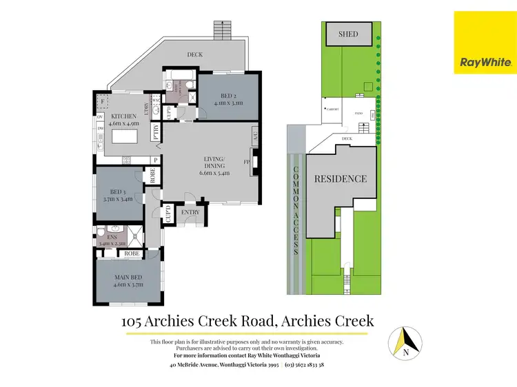 Floorplan of Homely house listing, 105 Archies Creek Road, Archies Creek VIC 3995