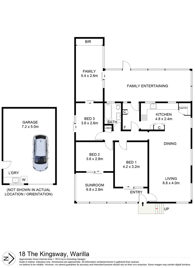 Floorplan of Homely house listing, 18 The Kingsway, Warilla NSW 2528