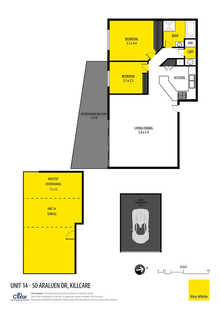 Floorplan of Homely apartment listing, 14/50 Araluen Drive, Killcare NSW 2257