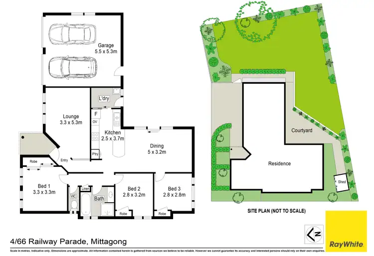 Floorplan of Homely villa listing, 4/66 Railway Parade, Mittagong NSW 2575