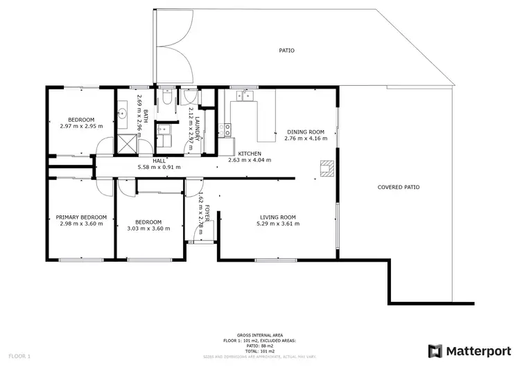Floorplan of Homely house listing, 24 Domaille Crescent, Swan Hill VIC 3585