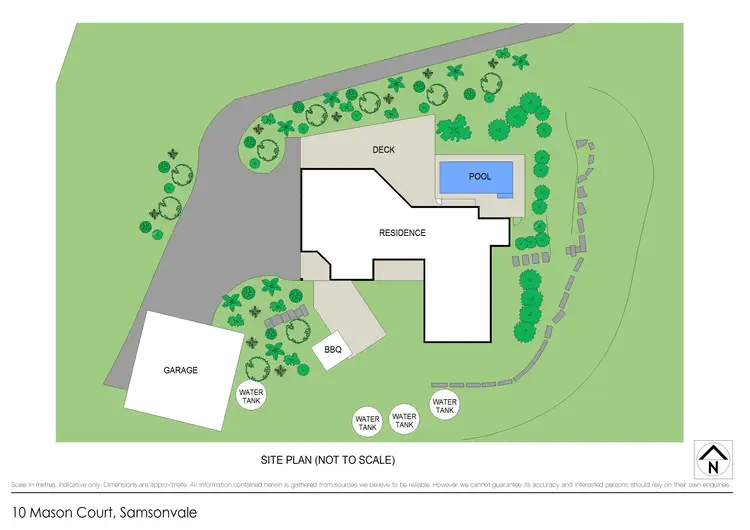 Floorplan of Homely house listing, 10 Mason Court, Samsonvale QLD 4520