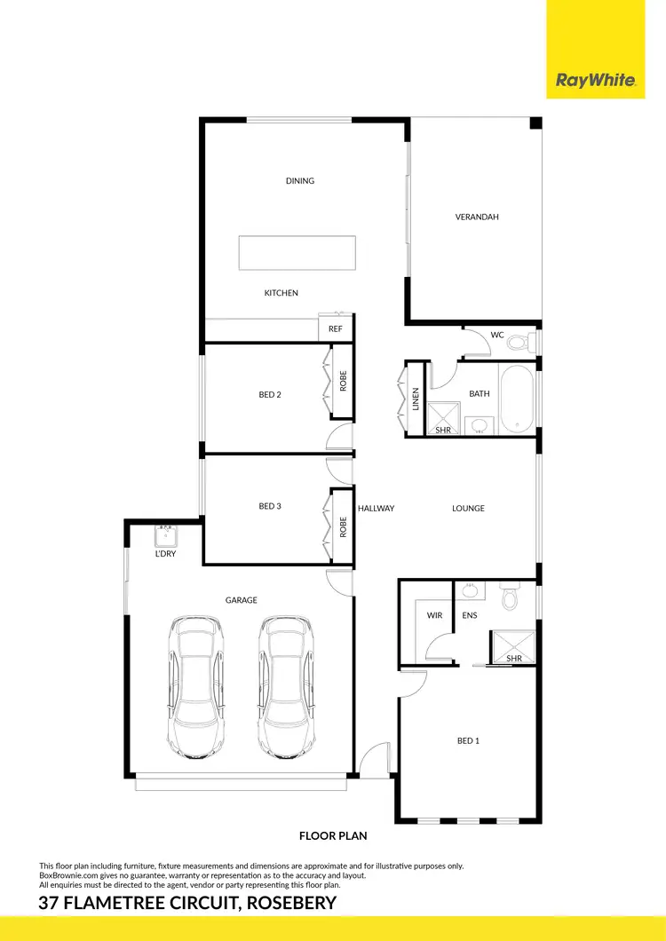 Floorplan of Homely house listing, 37 Flametree Circuit, Rosebery NT 832