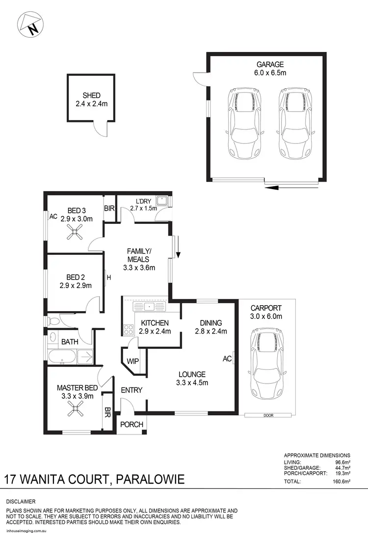 Floorplan of Homely house listing, 17 Wanita Court, Paralowie SA 5108