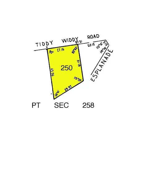 Floorplan of Homely land listing, 18 Tiddy Widdy Road, Ardrossan SA 5571