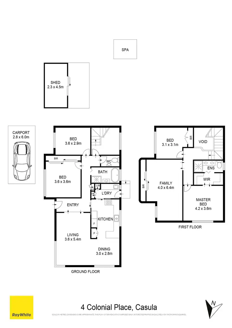 Floorplan of Homely house listing, 4 colonial Place, Casula NSW 2170
