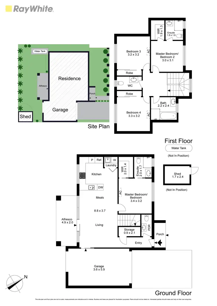 Floorplan of Homely townhouse listing, 110C Haughton Road, Oakleigh VIC 3166