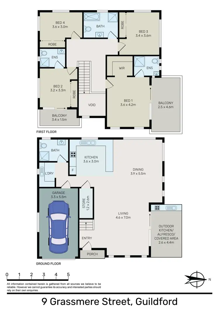 Floorplan of Homely house listing, 9 Grassmere Street, Guildford NSW 2161