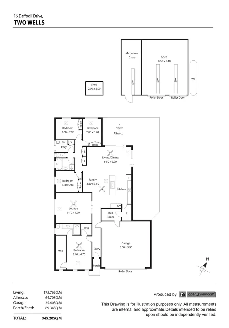Floorplan of Homely house listing, 16 Daffodil Drive, Two Wells SA 5501