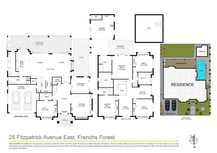 Floorplan of Homely house listing, 25 Fitzpatrick Avenue, Frenchs Forest NSW 2086
