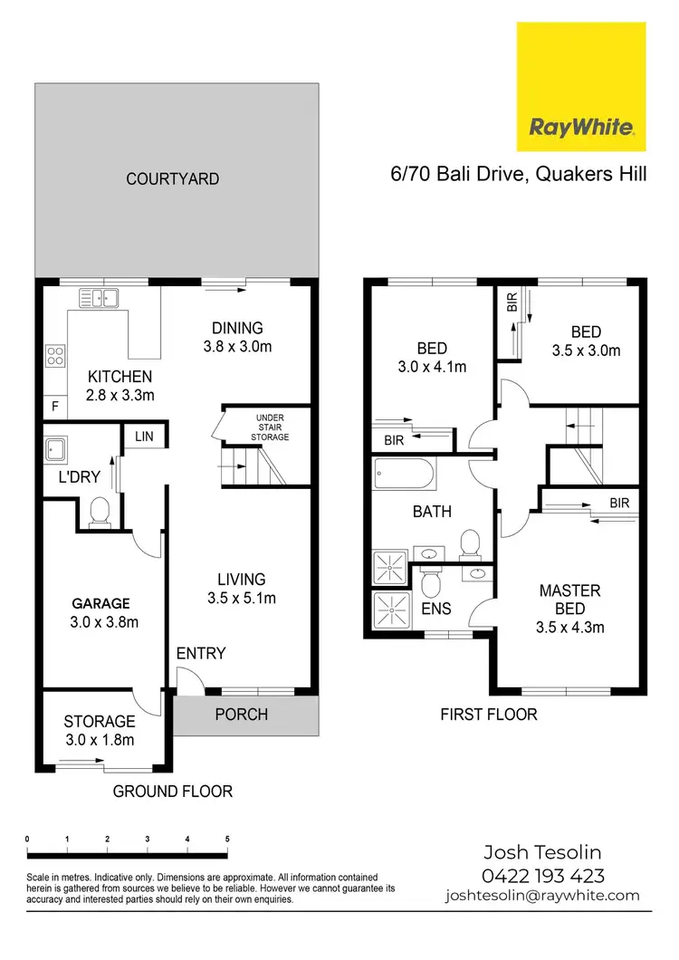 Floorplan of Homely house listing, 6/70 Bali Drive, Quakers Hill NSW 2763