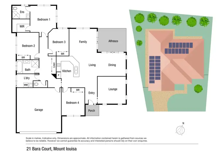 Floorplan of Homely house listing, 21 Barra Court, Mount Louisa QLD 4814