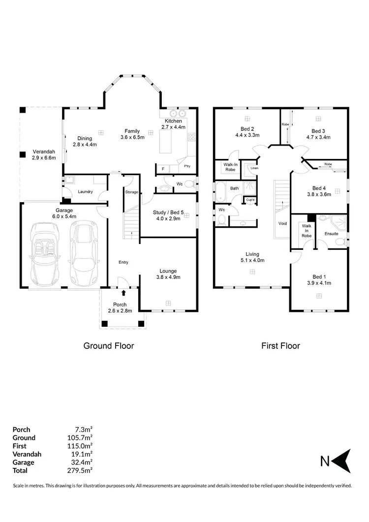 Floorplan of Homely house listing, 4 Benton Street, Mawson Lakes SA 5095