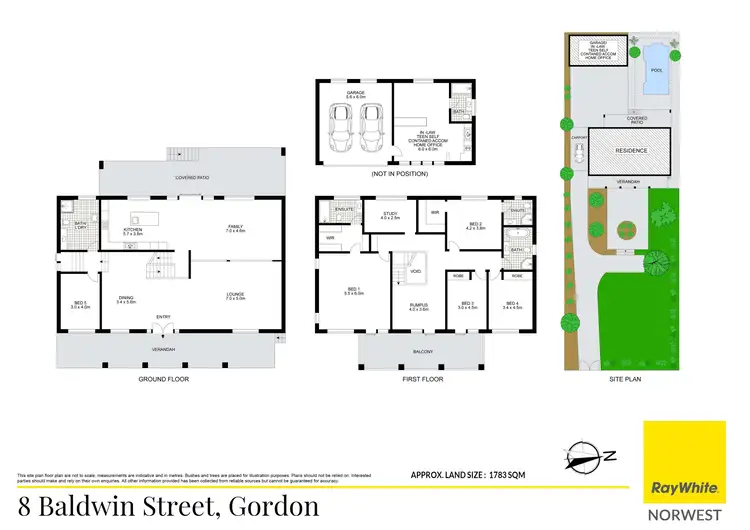 Floorplan of Homely house listing, 8 Baldwin Street, Gordon NSW 2072