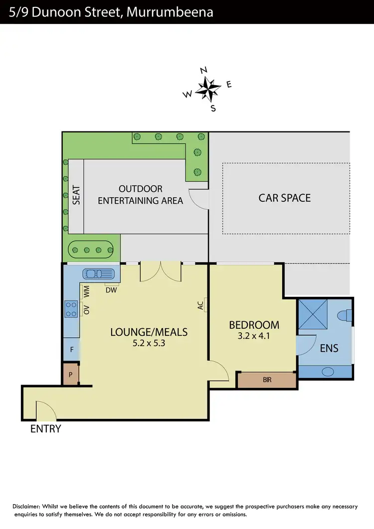 Floorplan of Homely apartment listing, 5/9 Dunoon Street, Murrumbeena VIC 3163