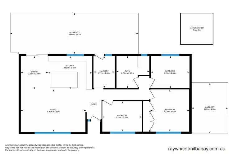 Floorplan of Homely house listing, 1 Northumberland Avenue, Lemon Tree Passage NSW 2319
