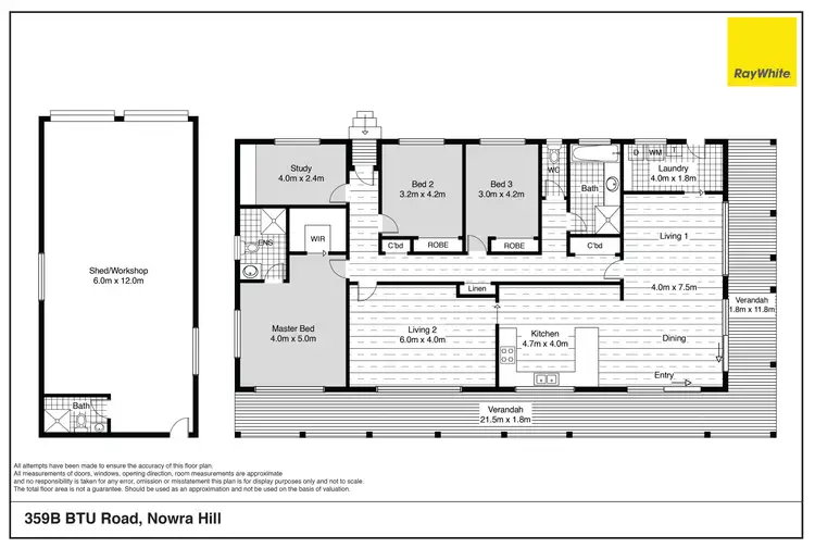 Floorplan of Homely house listing, 359B BTU Road, Nowra Hill NSW 2540