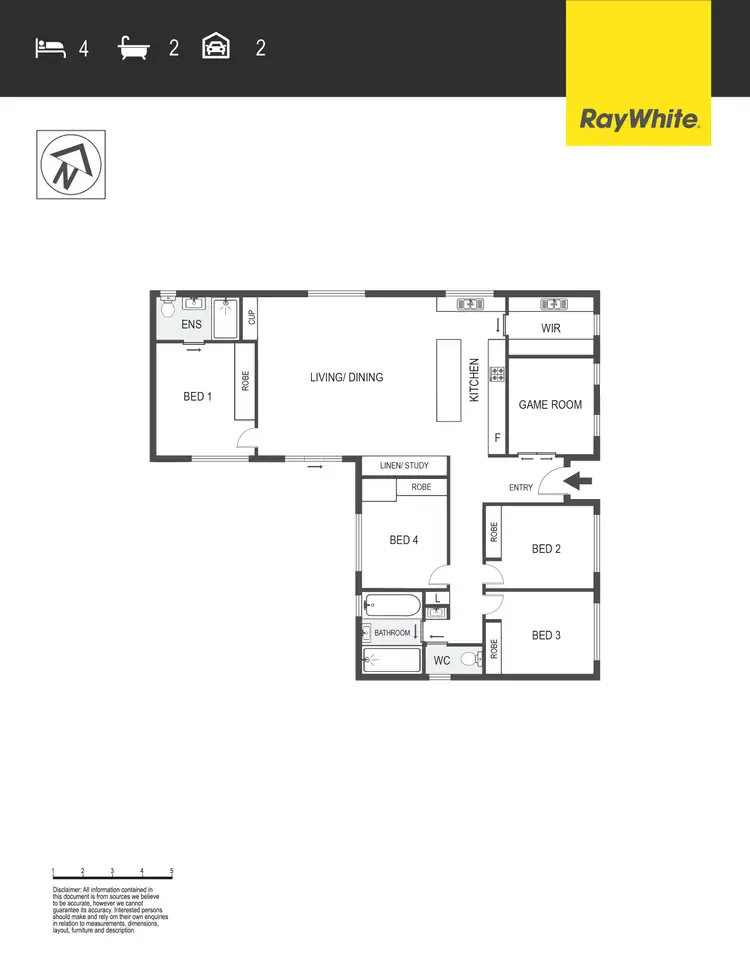 Floorplan of Homely house listing, 11 Murchison Street, Kaleen ACT 2617