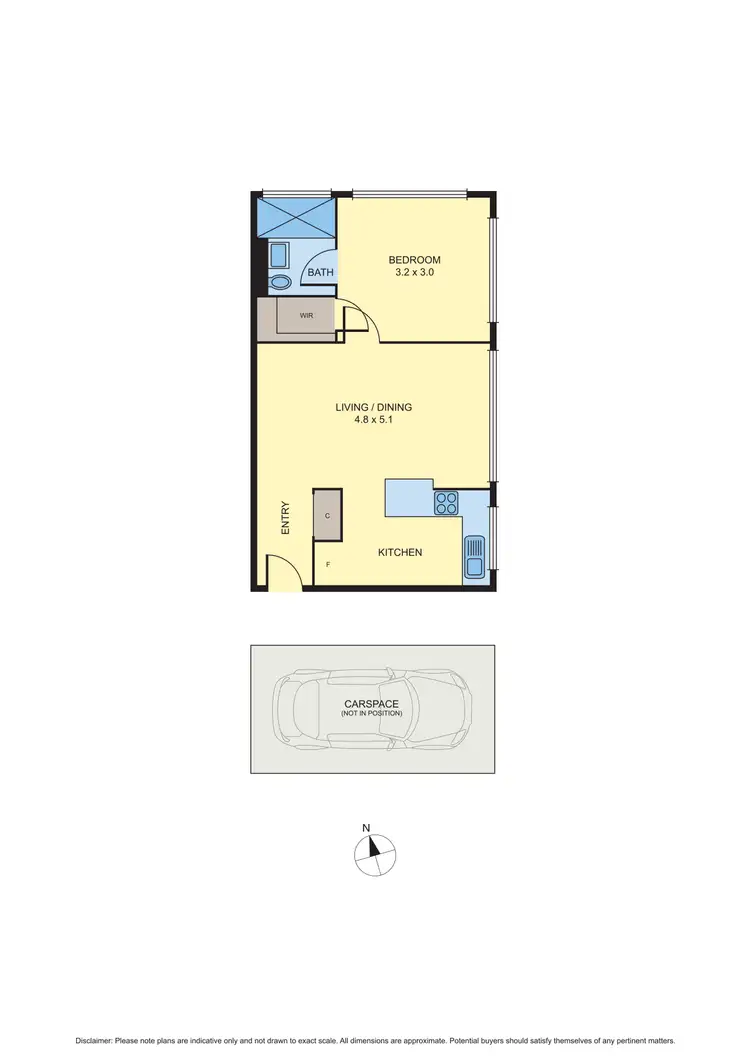 Floorplan of Homely unit listing, 17/51 Buckley Street, Moonee Ponds VIC 3039
