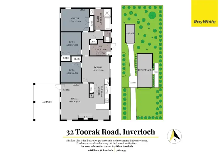 Floorplan of Homely house listing, 32 Toorak Road, Inverloch VIC 3996