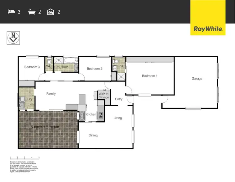 Floorplan of Homely townhouse listing, 2/20 Bennetts Close, Mckellar ACT 2617