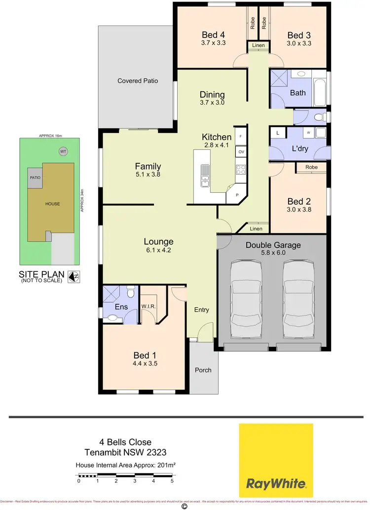Floorplan of Homely house listing, 4 Bells Close, Tenambit NSW 2323