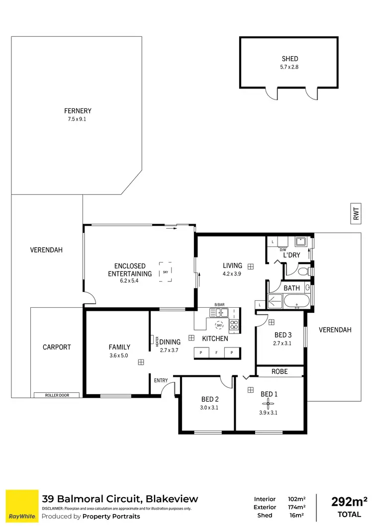 Floorplan of Homely other listing, 39 Balmoral Circuit, Blakeview SA 5114