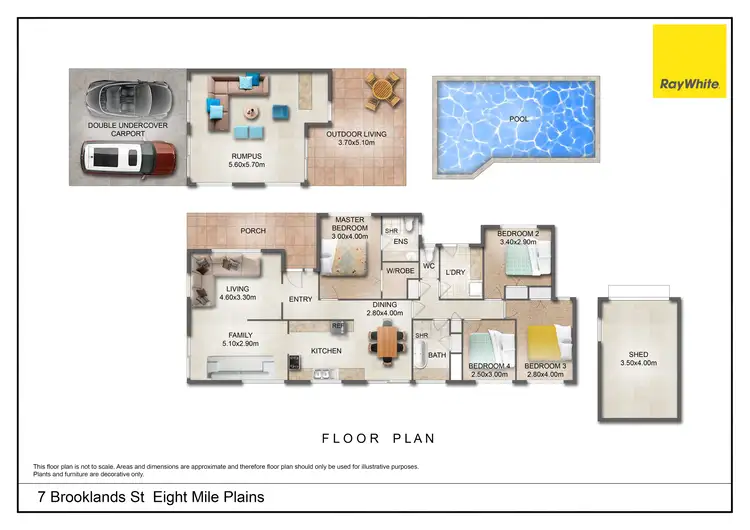 Floorplan of Homely house listing, 7 Brooklands Street, Eight Mile Plains QLD 4113