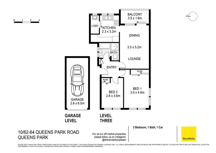 Floorplan of Homely apartment listing, 10/62-64 Queens Park Road, Queens Park NSW 2022