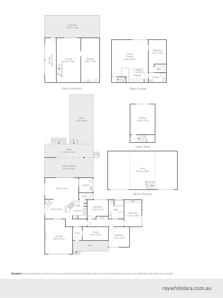 Floorplan of Homely house listing, 105 Minyip Road, Lara VIC 3212