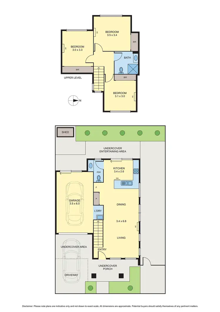 Floorplan of Homely townhouse listing, 62 Hales Crescent, Jacana VIC 3047