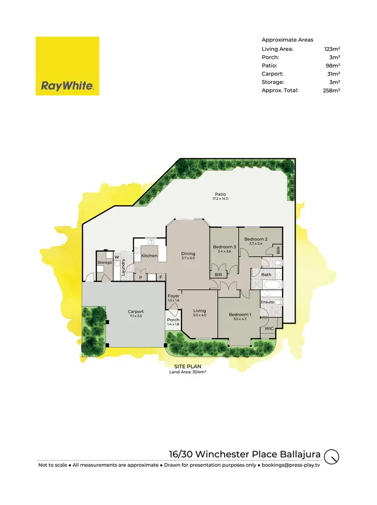 Floorplan of Homely house listing, 16/30 Winchester Place, Ballajura WA 6066