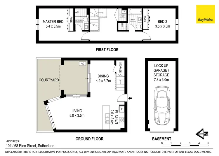 Floorplan of Homely apartment listing, 104/68 Eton Street, Sutherland NSW 2232