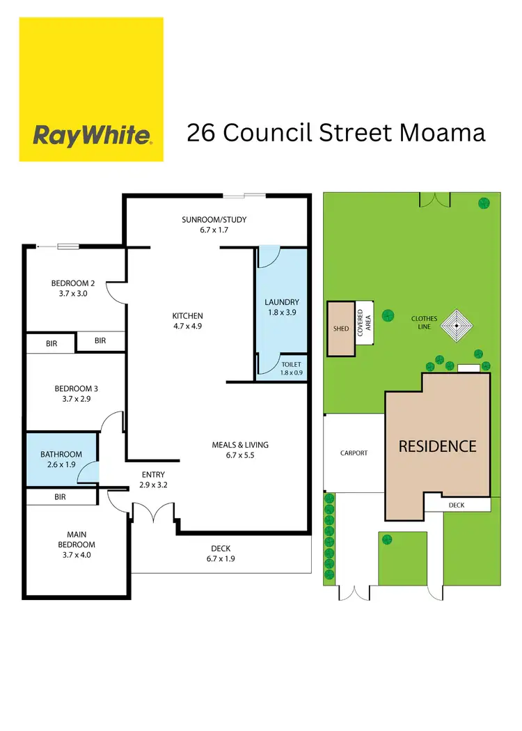 Floorplan of Homely house listing, 26 Council Street, Moama NSW 2731