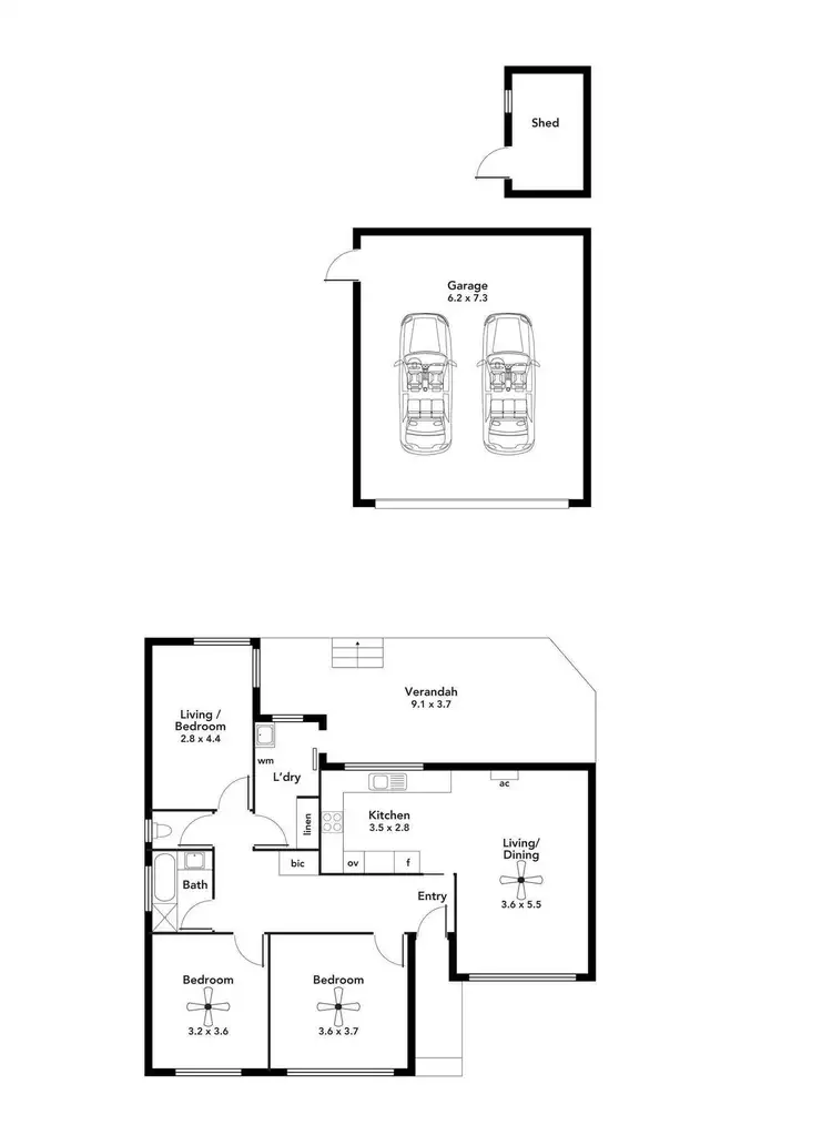 Floorplan of Homely house listing, 25 Essex Avenue, Clovelly Park SA 5042