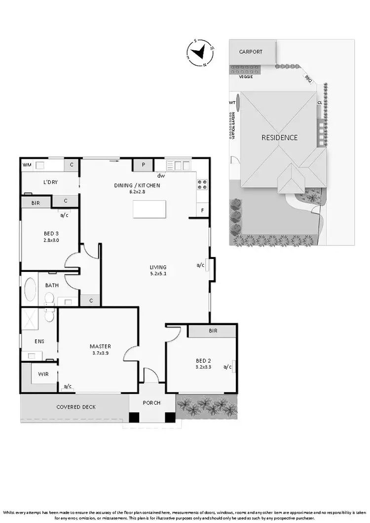 Floorplan of Homely house listing, 1/6 Charles Street, Seaford VIC 3198