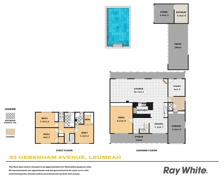 Floorplan of Homely house listing, 53 Debenham Avenue, Leumeah NSW 2560
