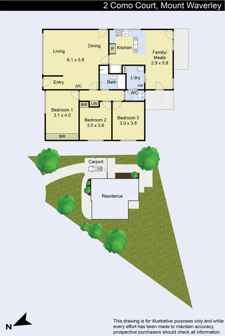 Floorplan of Homely house listing, 2 Como Court, Mount Waverley VIC 3149