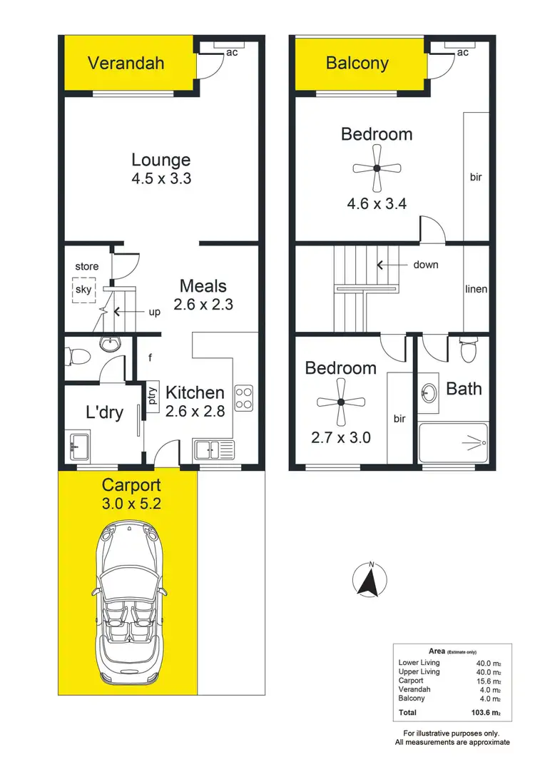 Floorplan of Homely unit listing, 2/624 Goodwood Road, Daw Park SA 5041