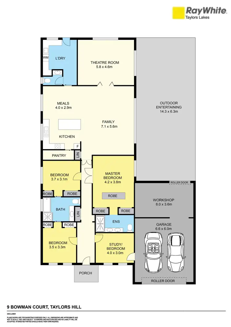 Floorplan of Homely house listing, 9 Bowman Court, Taylors Hill VIC 3037
