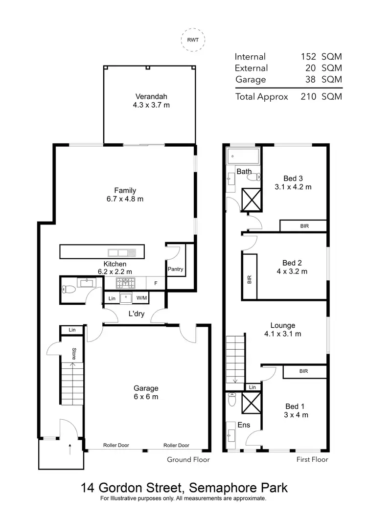 Floorplan of Homely house listing, 14 Gordon Street, Semaphore Park SA 5019