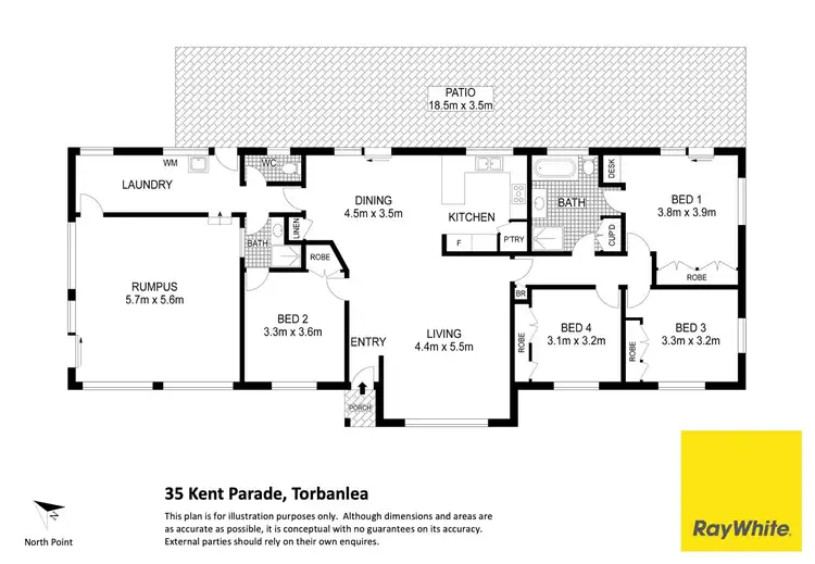 Floorplan of Homely rural property listing, 35 Kent Parade, Torbanlea QLD 4662