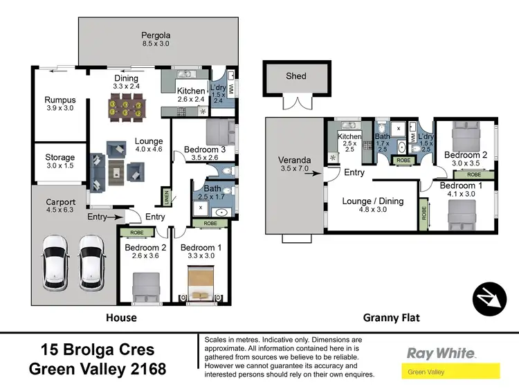 Floorplan of Homely house listing, 15 Brolga Cresent, Green Valley NSW 2168