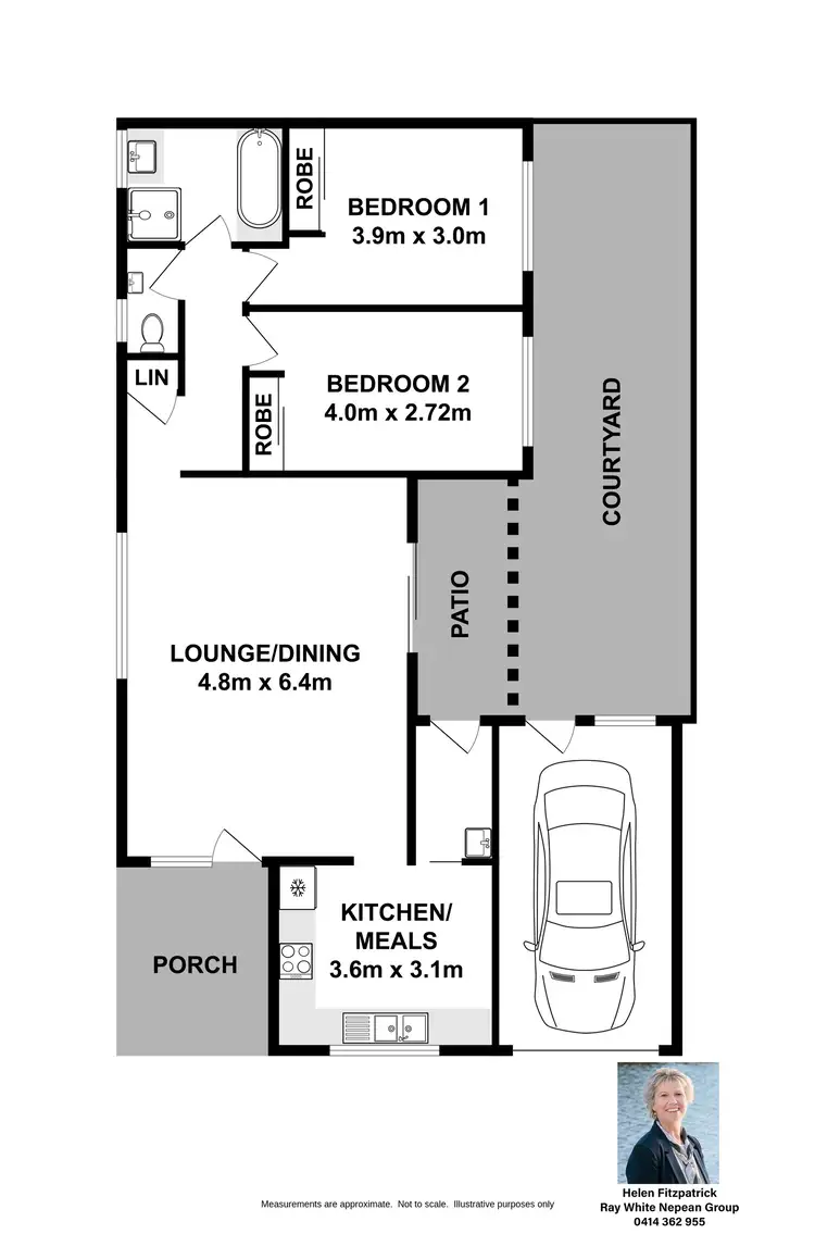 Floorplan of Homely villa listing, 9/115 Evan Street, South Penrith NSW 2750
