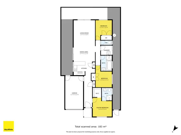 Floorplan of Homely house listing, 42 Pioneer Drive, Deer Park VIC 3023