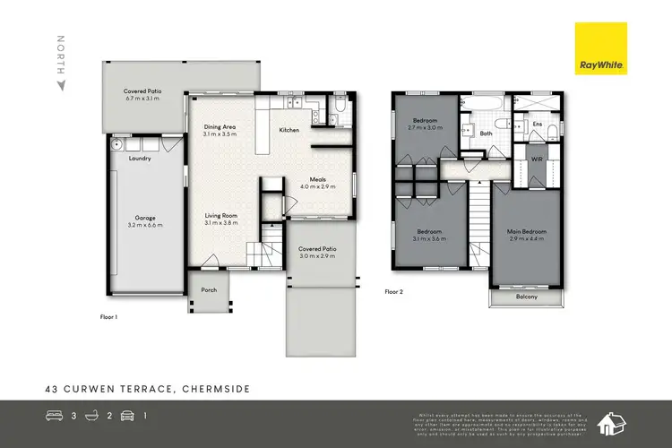 Floorplan of Homely house listing, 43 Curwen Tce.,, Chermside QLD 4032