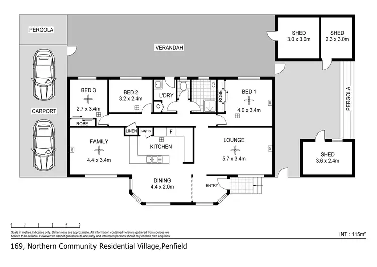 Floorplan of Homely house listing, Site 169/50 Andrews Road, Penfield SA 5121