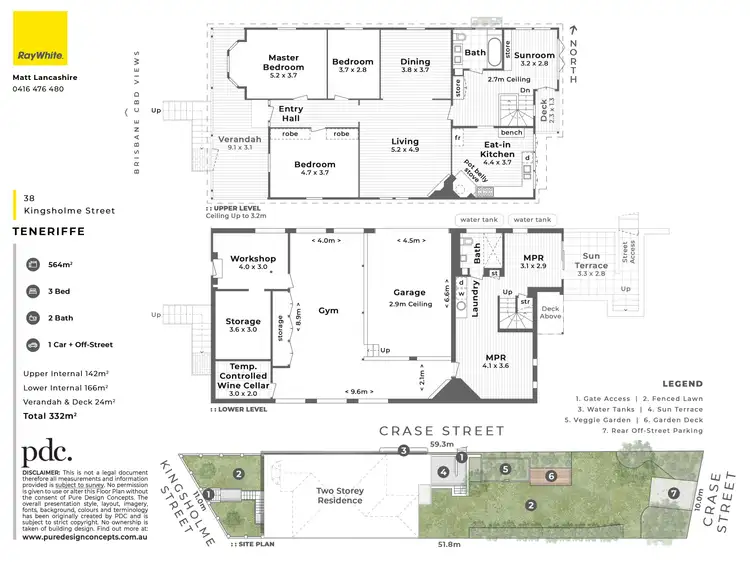 Floorplan of Homely house listing, 38 Kingsholme Street, Teneriffe QLD 4005